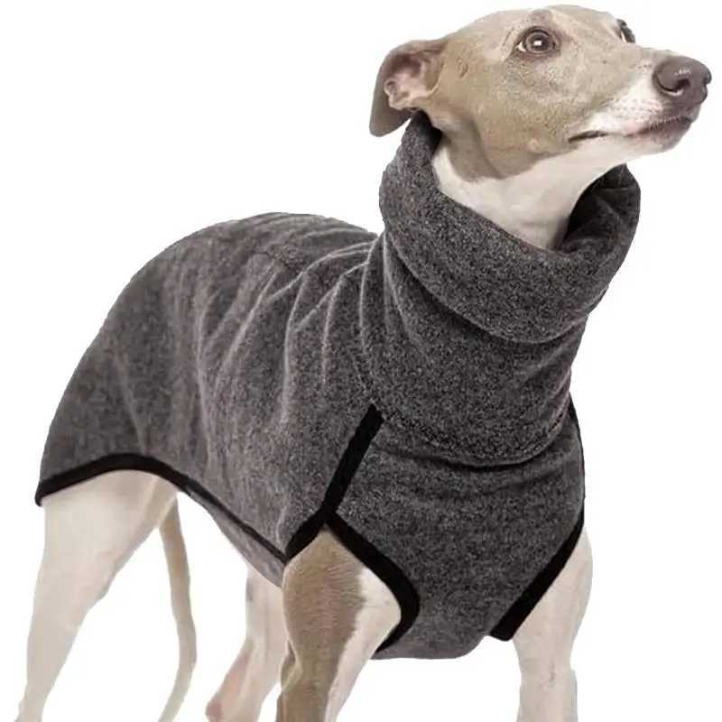 Winter warm Whippet Vest Italian Greyhoundes Clothes Turtleneck Dog Clothes Soft Fleece Clothes Coat Outfit For Medium Large dogW251017