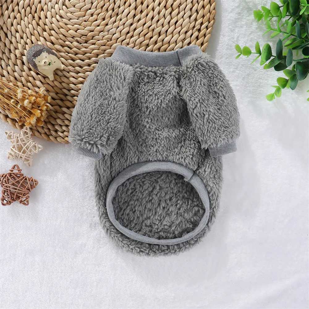 Winter Warm Dog Sweater For Small Dogs Plush Dog Clothes Soft Puppy Coat Jacket Dog Supplies Chihuahua Teddy Puppy ClothesW251017
