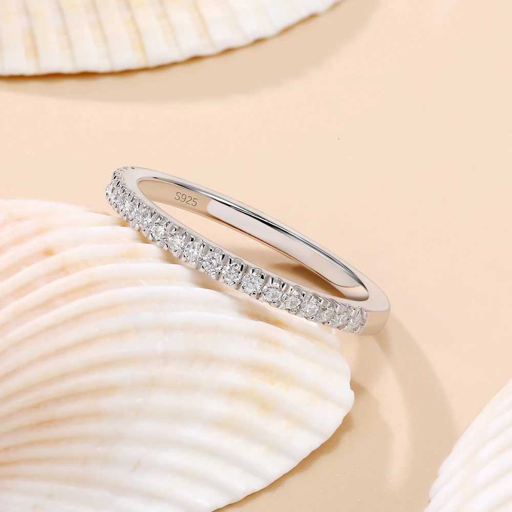 14mm Moissanite Wedding Band for Women S925 Sterling Silver Moissanite Rings D Color VVS1 Lab Diamond Ring Fine Jewelry GiftW251017