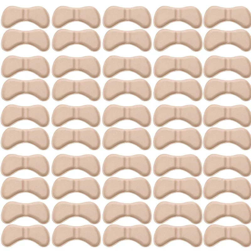 50 pcs Heel Insoles Patch Pain Relief Antiwear Cushion Pads Feet Care Heel Protector Adhesive Back Sticker Shoes Insert Insole 251011