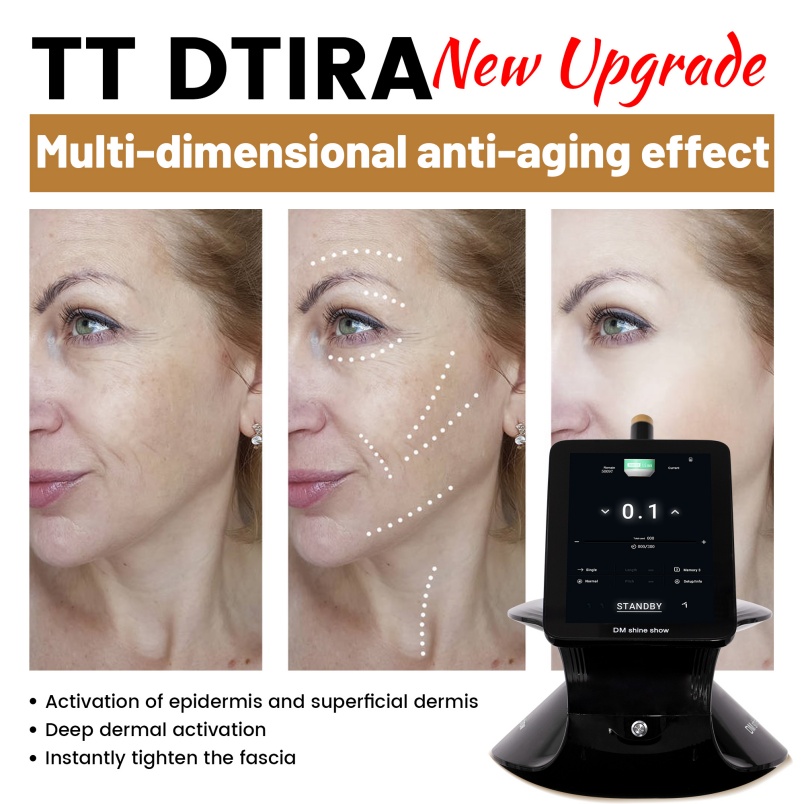 13.3 "TT Double Lift Facial Lift Body Lift Skin Firming Anti-aging Skin Rejuvenation Firming Portable Equipment