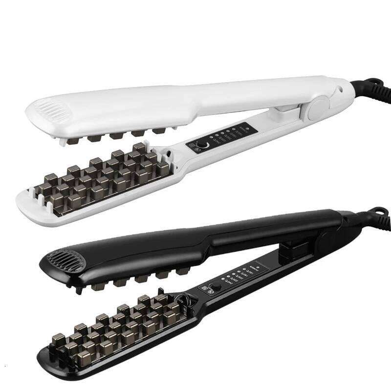 Multifunctional Professional 3D Grid Crimper Corn Perm Splint Flat Iron Fluffy Hair Styling Tools