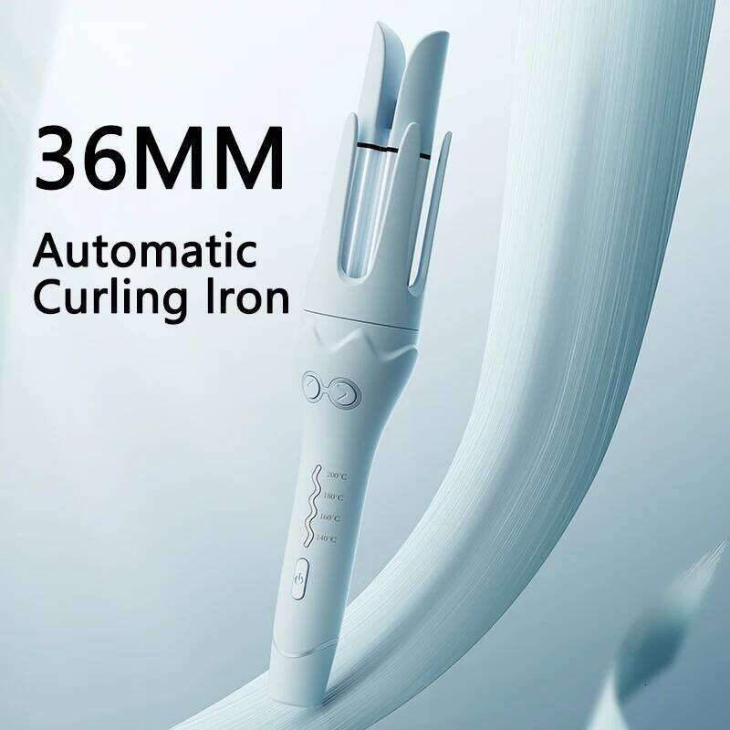 36mm Rotating Auto Electric Iron Professional Automatic Curler Curling Wand Hair Waver