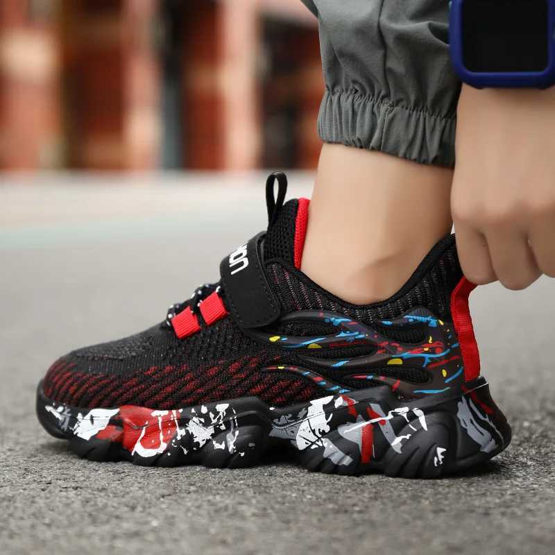 New Trendy Childrens Fashionable Athletic Breathable and Lightweight Outdoor Kids Running Shoes and Sneaker for Boy and GirlsT251017