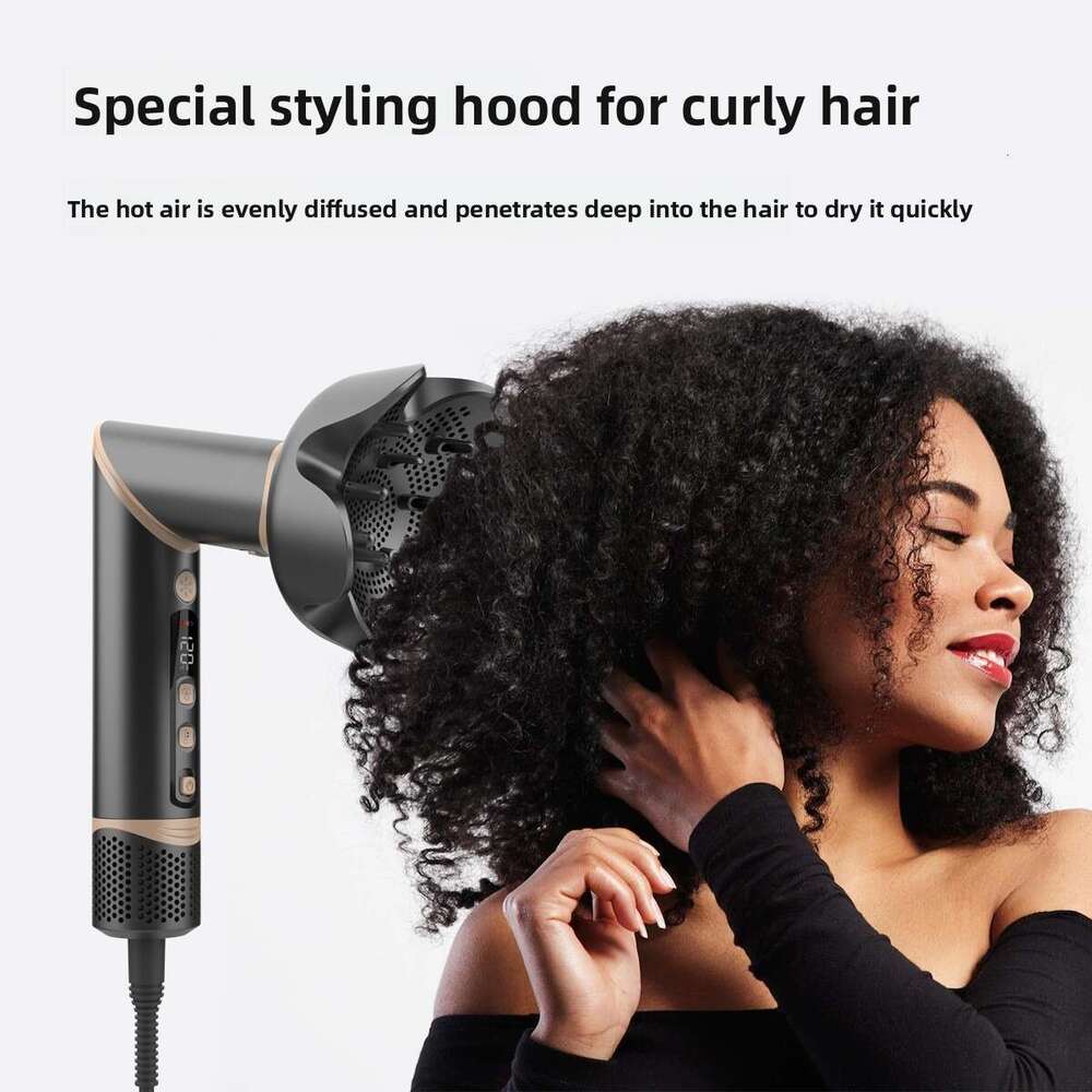 High-Speed All-In-One Set Foldable Multi-Function Head Replacement Comb Negative Ion Hair Dryer