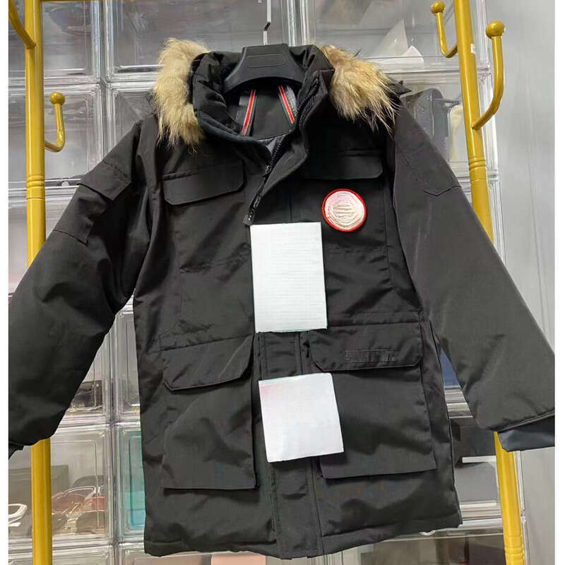 Kids Designer Down Jackets Canadians Jackets Luxury Baby Coat Winter Polo Hoodie Puffer Parkas Warm Fashion Casual Girl Boy Child Jacket Hoodies Sacoche Homme