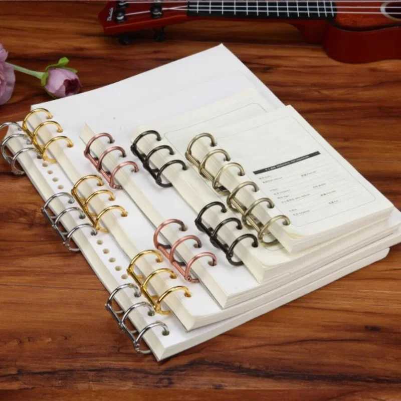 2pcslot Metal Book Rings Notebook Paper Page Binding Rings 3 Rings Loose Leaf Binder Album Circle Clips Office Binding Supplies Z251017