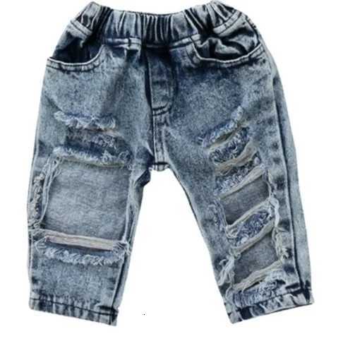 Pudcoco US Stock New Fashion Kids Girls Patch Denim Pants Stretch Elastic Trousers Jeans Ripped Clothes PatchT251017