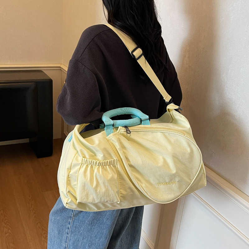 Fashionable Luggage Bag Outdoor Sports Swimming Fitness Bag Multifunctional Lightweight Large Capacity Handbag Travel Bag 250415