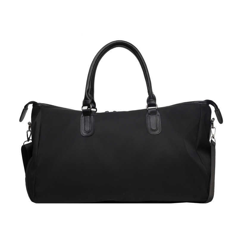 New Korean Fashion Travel Bag for Women, Solid Color Luggage Storage Crossbody Bag, Large Capacity Business Trip Travel Handbag