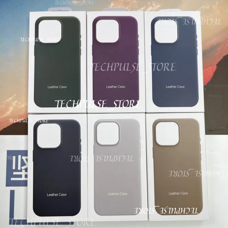 2025 Magnetic Suction Animation For tech73 Iphone 16 15 14 Pro Max Compatible With Magsafe PU Leather Cell Phone Case With Retail Package Max168