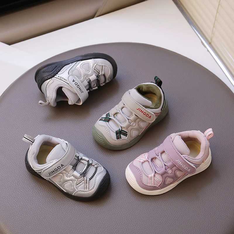 Childrens Walking Shoes Boys Sneakers 05 Years Old Boys Girls Casual Shoes Four Seasons Green Soft Nonslip Kids Single ShoesT251017