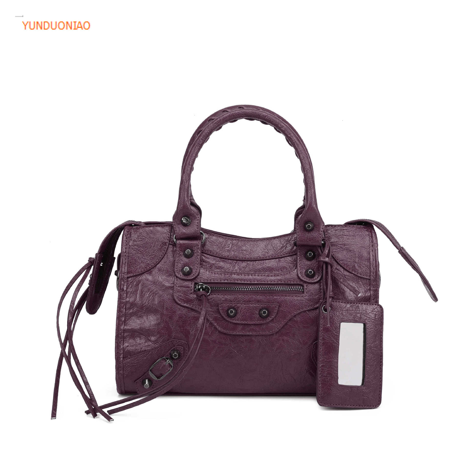 Women's luxury handbag women's crossbody bag mini tassel new autumn and winter designer bag women's motorcycle bag women's shoulde