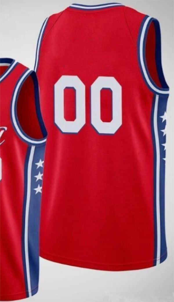 76erss Basketball Jerseys Tyrese Maxey VJ Edgecombe Allen Iverson Paull George Joell Embiid Jersey Kelly Oubre Jr Jared McCain Andre Drummond Retro Ci
