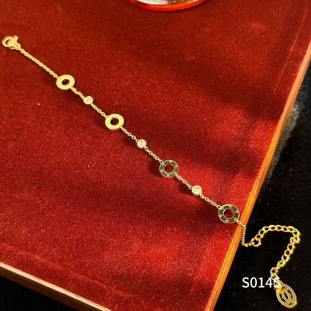 Full Titanium Steel Elegant Round Nail Bracelet Ins Light Niche High-end Accessories Direct ddmypluto