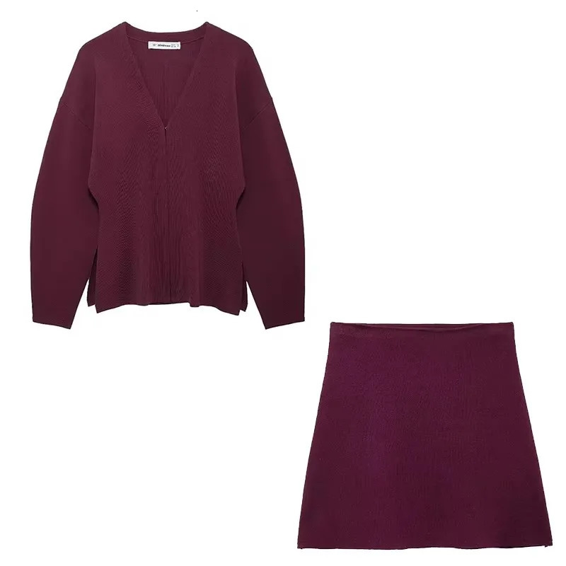 Willshela Women Fashion 2 Piece Set Single Breasted Jacket Vintage Back Zipper High Waist Midi Skirt Female Chic Skirts Set 251013