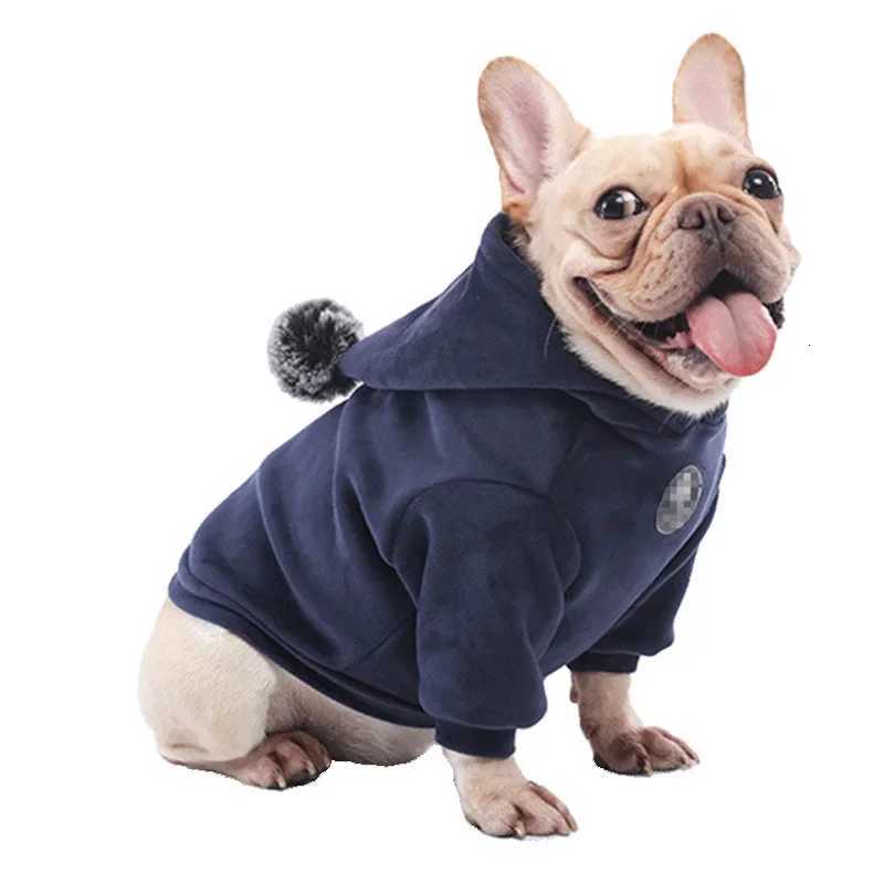 Fashion French Bulldog Pug Dog Coat Jacket for Small Medium Dogs Winter Warm Pet Clothes Puppy Yorkies Sweatshirt Pets ClothingW251017