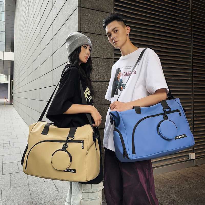 New Sports Travel Bag Multifunctional Luggage Bag with Coin Purse Fashion Handbag Independent Shoe Compartment Gym Bag 250415