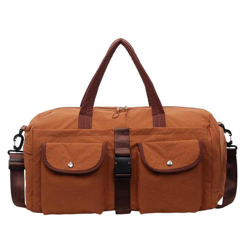 Large Capacity Handheld Travel Bag Simple Unisex Fitness Yoga Bag Dry Wet Separation Travel Luggage Bag 250415