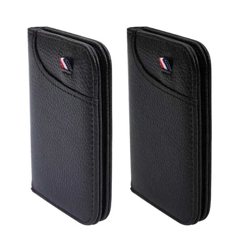 Portable PU ultrathin wallet leather mini credit card wallet wallet holder mens wallet slim small walletW251017