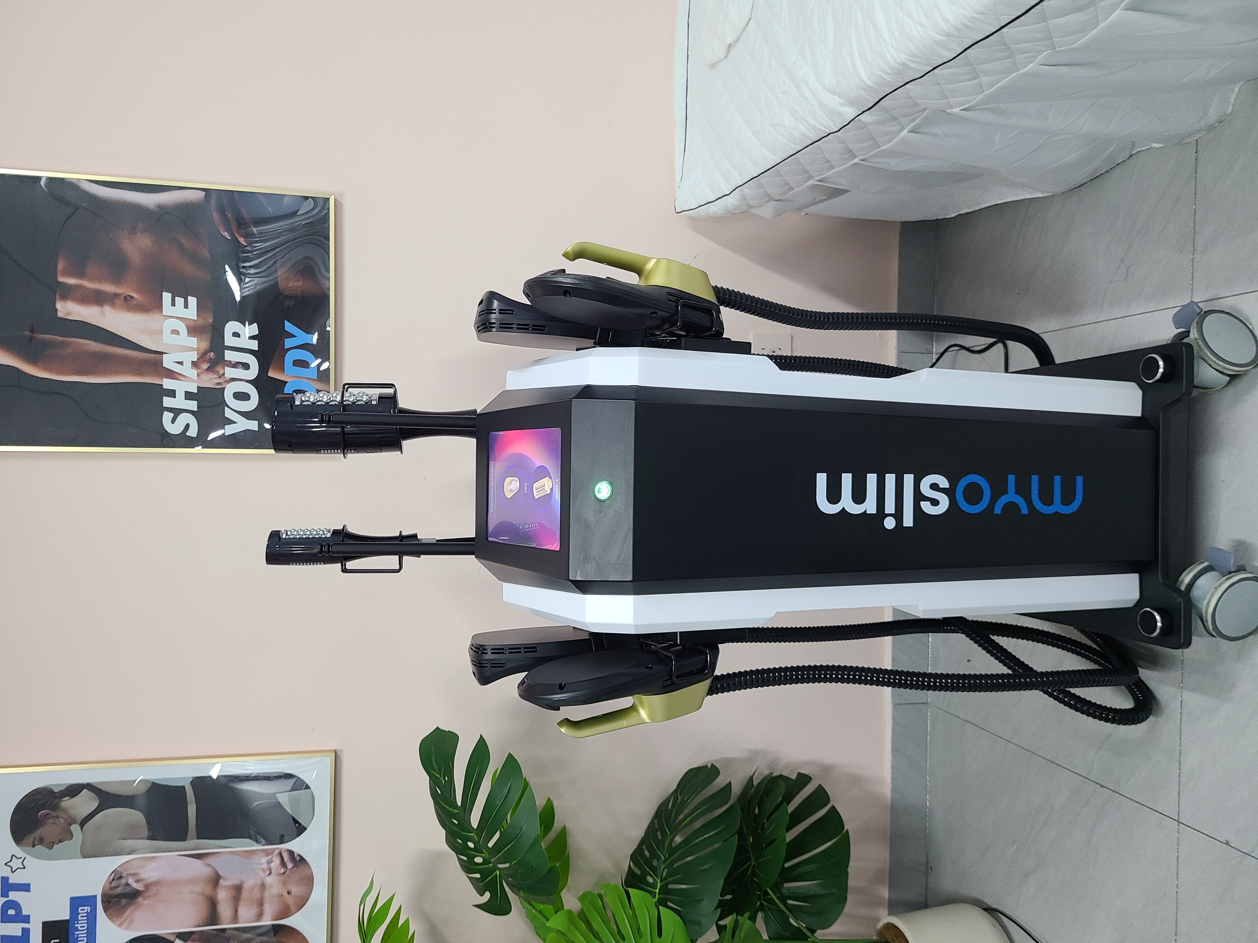 2 in 1 360° Roller EMS Body Slimming Machine Fat Burning Skin Tightening Muscle Toning Weight Loss For Women and Men Beauty Equipment