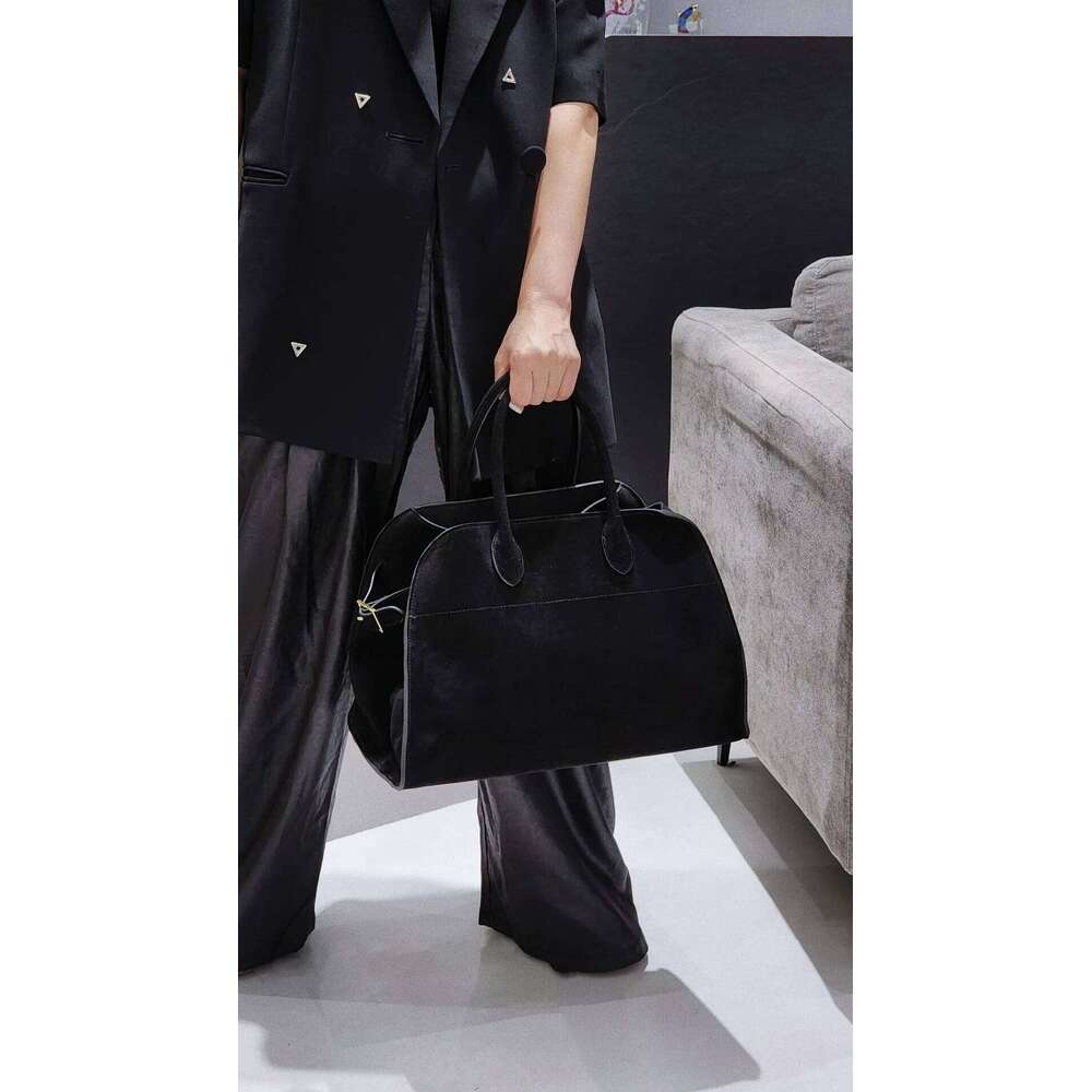 New Shoulder Handbag Suede Tote Large Capacity Messenger Women s Autumn and Winter Cowhide Commuter Bag