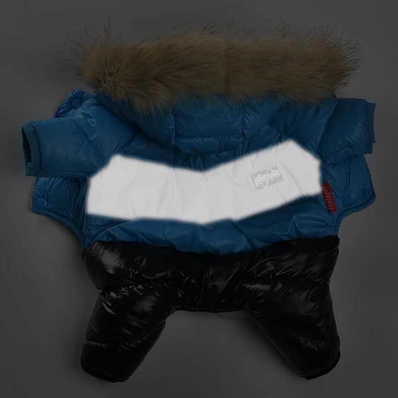 Pet Dog Jumpsuit for Small Medium Dogs Winter Warm Puppy Hoodies Coat Waterproof Windproof Chihuahua Yorkie Overalls CostumeW251017