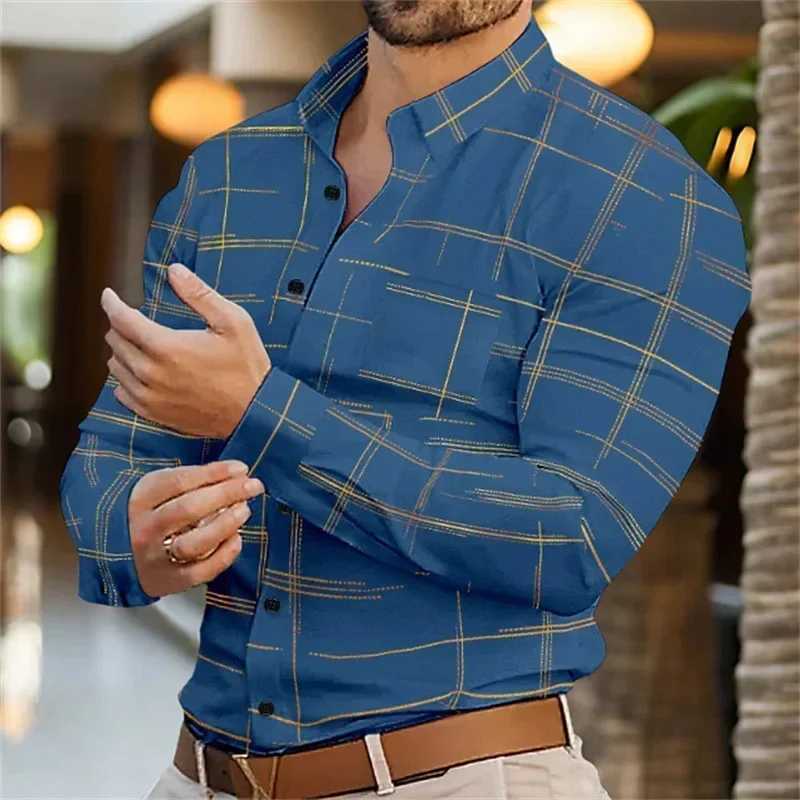Mens business lapel shirt office casual outdoor street shirt soft comfortable fabric mens high quality large size XS6XL J251017