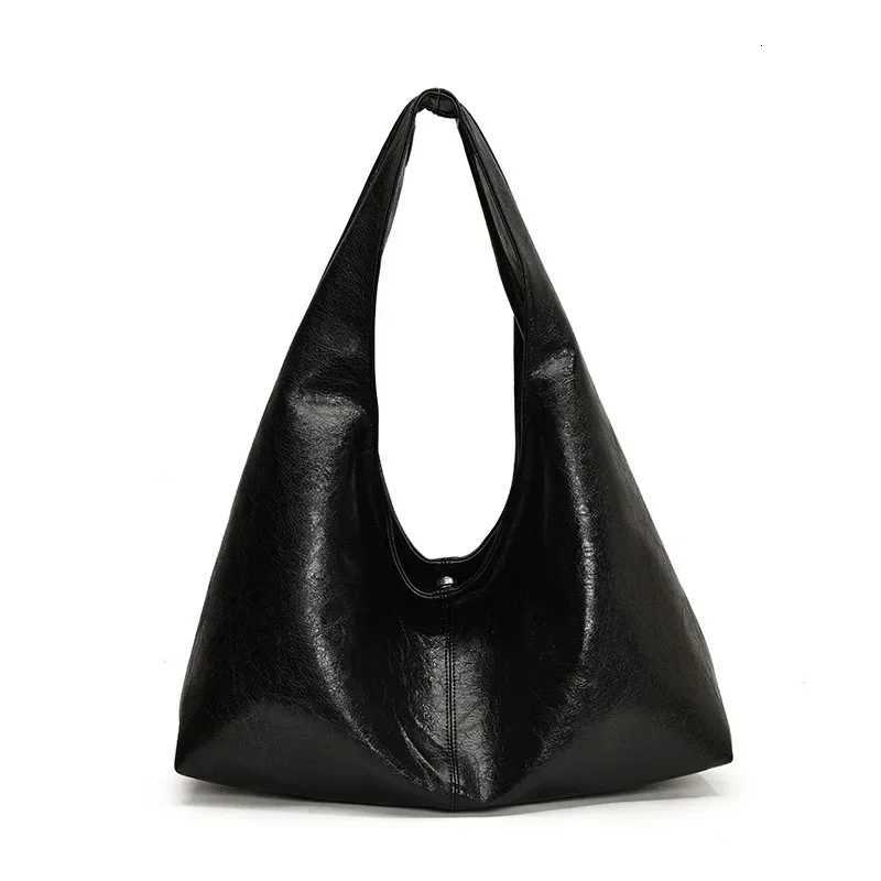 Large Capacity PU Leather Hobo Underarm Bags Autumn Winter Shoder Bag for Wen 2025 New Trend Y2K Handbags and Purses Tote1 D251017