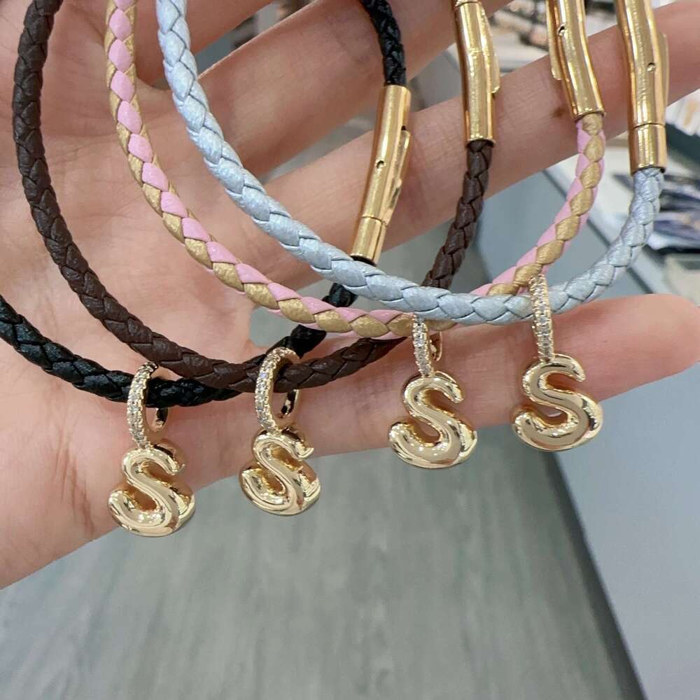 Braided Letter Couple Matching Bracelets Commuting Versatile Best Friend DIY Bracelet ddmypluto