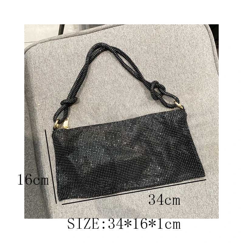 Purse Shining Crystal Rhinestones Evening clutch Bag Purses and handbag luxury Designer silver Shoulder Bag Hobo Bags party bag Z251017