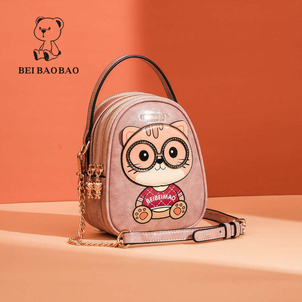 Beibao 2025 New Model Phone Multi-layer Practical Single Shoulder Crossbody Bag Chain Design Handbag