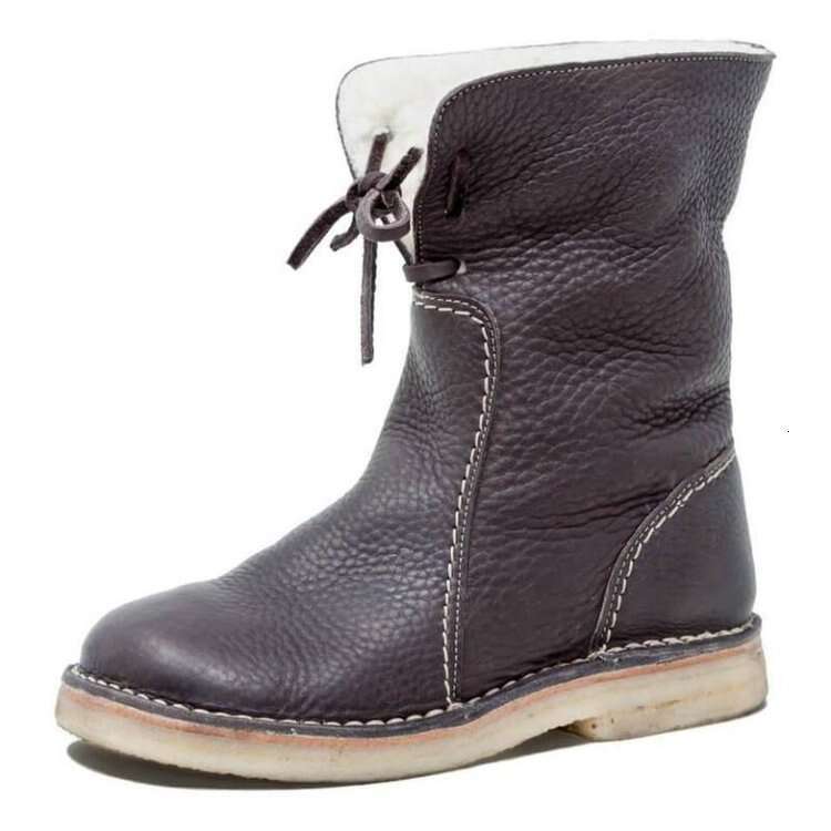 Women's Shoes Snow Winter All-Match Mid-Calf Cotton Martin Boots