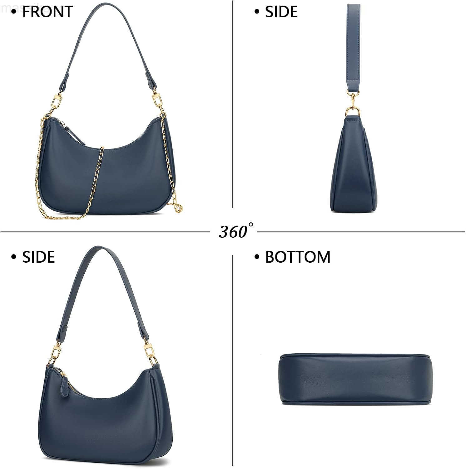 Shoulder Bag for Women Cute Hobo Purses and Handbags Retro Clutch Underarm Purse M251017