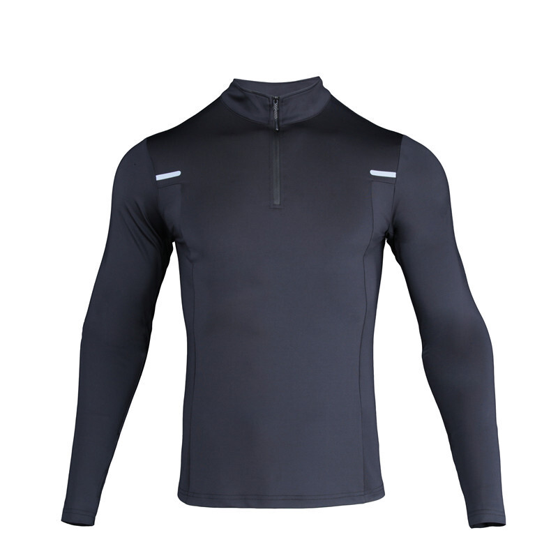 Quick-Dry Sports Long Sleeve Set for Men, Autumn and Winter Breathable Running Top