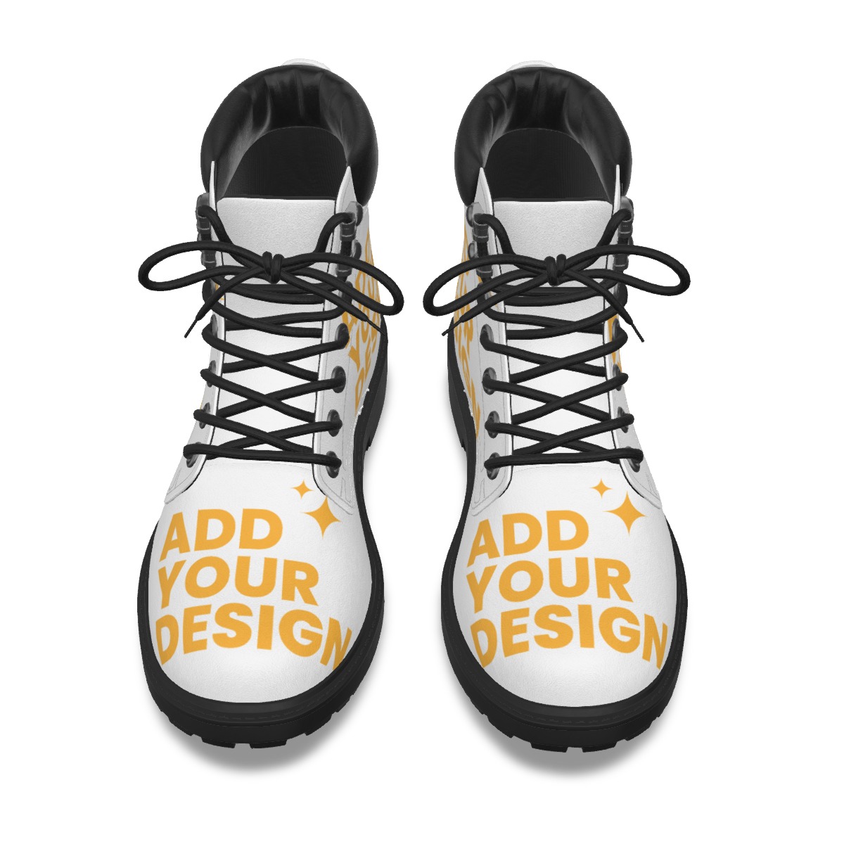 DHgatepod Men's All-Over Print Ankle Boots, Waterproof & Heatproof Flannel PU Casual Shoes for Outdoor Daily Use in Fall Spring Winter