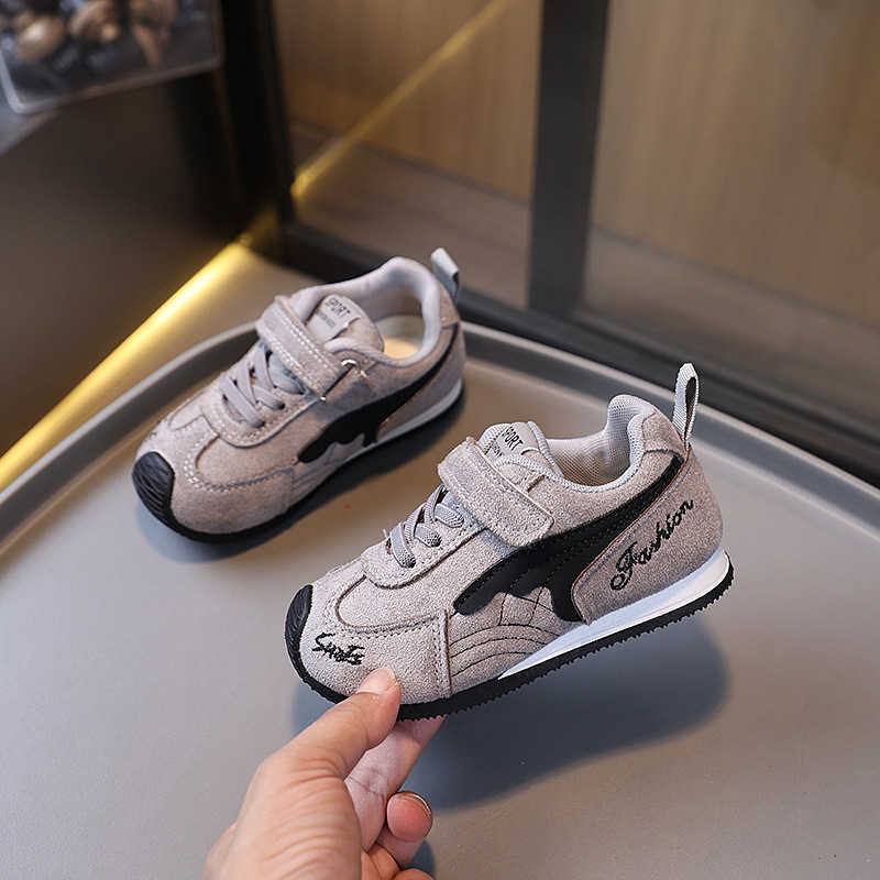 Childrens Shoes Autumn New Style Kids Sports Shoes Boys Sneakers Girls Velcro School Shoes Toddler Soft Sole Casual Shoes W251017