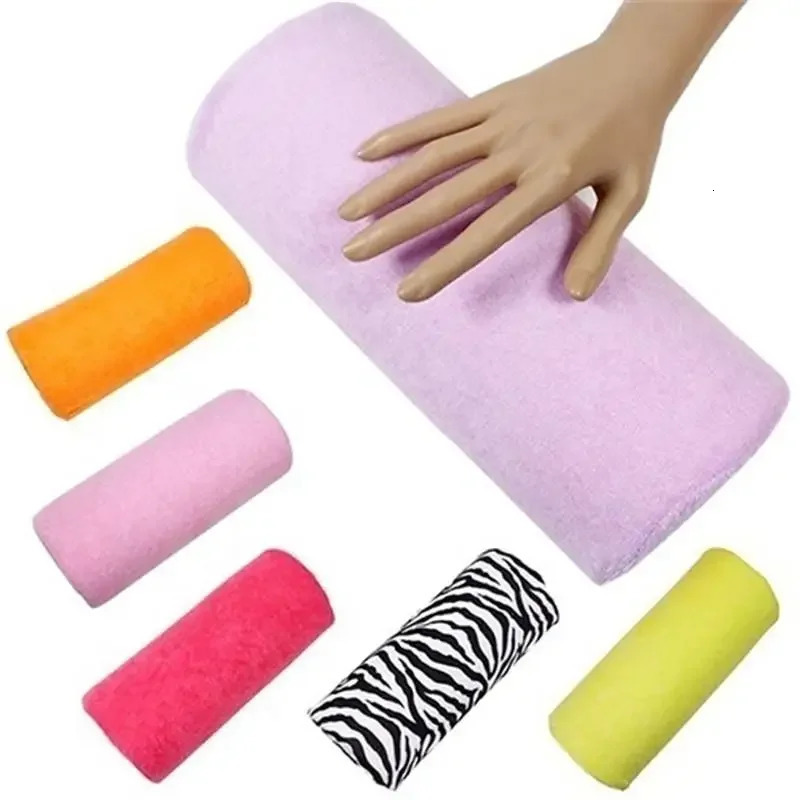 Soft Hand Rest Cushion Pillow Nail Art Manicure Makeup Cosmetic Tools Half Column 251014