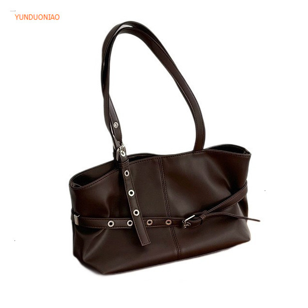 New autumn and winter designer women's large capacity handbag new commuting bag simple retro style women's shoulder bag luxury bag