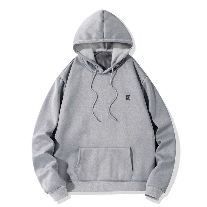 Mens Usb Heated Hoodie for Warmth and Casual Wear Electric Heating Hooded Heating Sleeve Hoodie for Heat and Clothing H251017