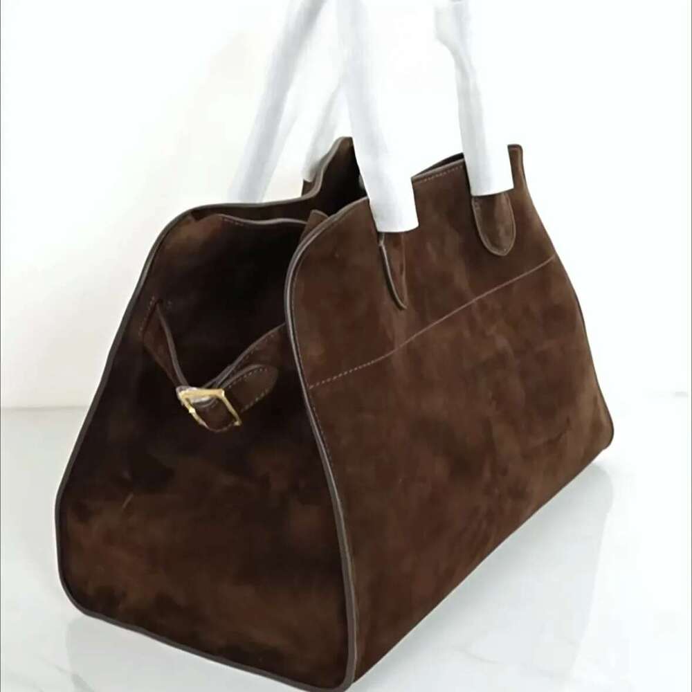 Margaux Commute Platinum Plated Soft Tote With Large Capacity Frosted Genuine Leather Shoulder Bag In Same Style As T