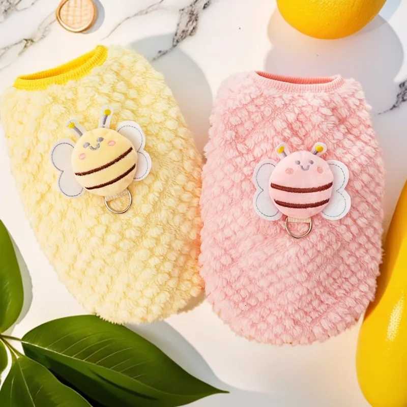 New Popular Puppy Cat Dog Pet Autumn and Winter Clothes Supplies Bee TeddyPomeranian British Shorthair UniversalW251017