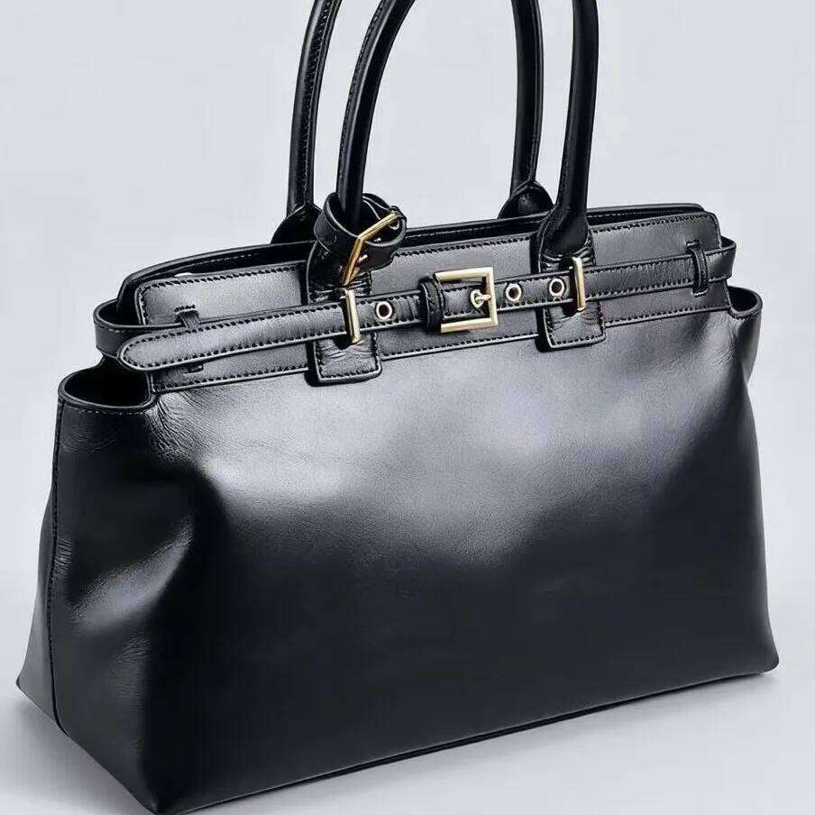 Designer bag Large Cowhide Women's Capacity Shoulder Retro Leather Female Handbags Purses Designer Women Tote Bag