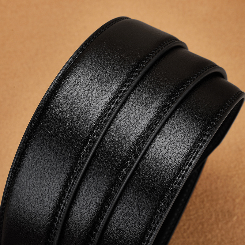 Large Size Belt No Buckle for Automatic Buckle Genuine Leather Belts Without Buckle for Men Women High Quality Male Jeans Belt 250115