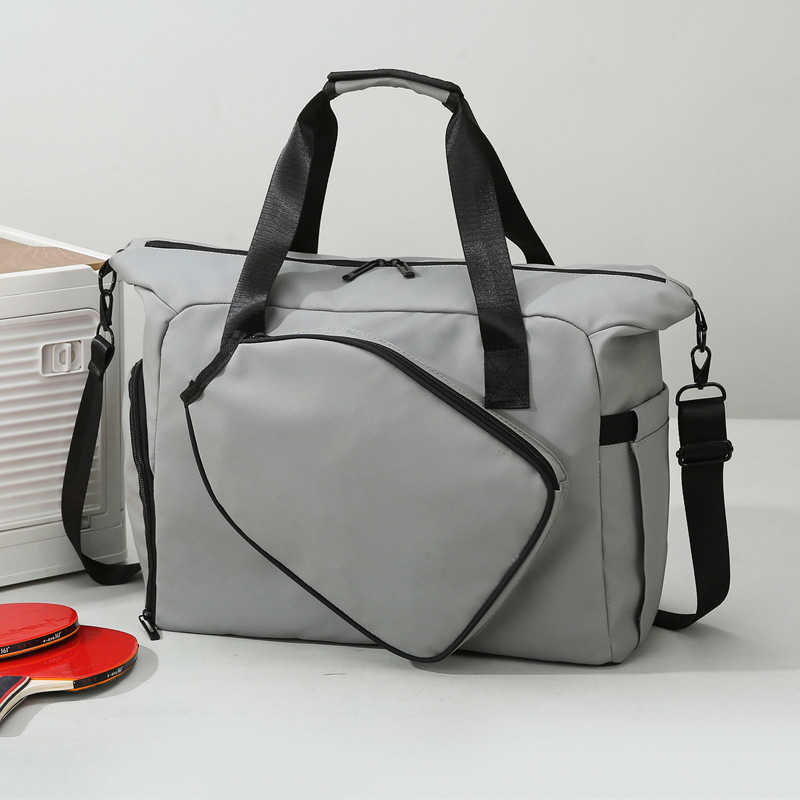 Tennis Bag with Independent Shoe Compartment, Sports Bag with Dry and Wet Separation, Handbag for Training, Crossbody Bag for Short Trips 250415