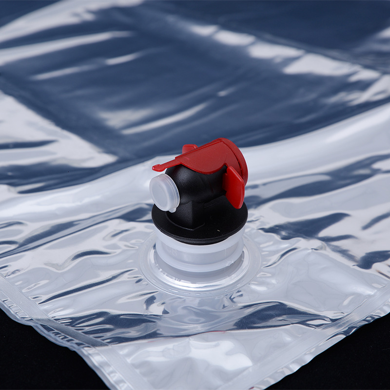Custom-Capacity Sterile Wine Packaging: Wholesale Food-Grade BIB with Aluminum Laminate Bag and Butterfly Valve