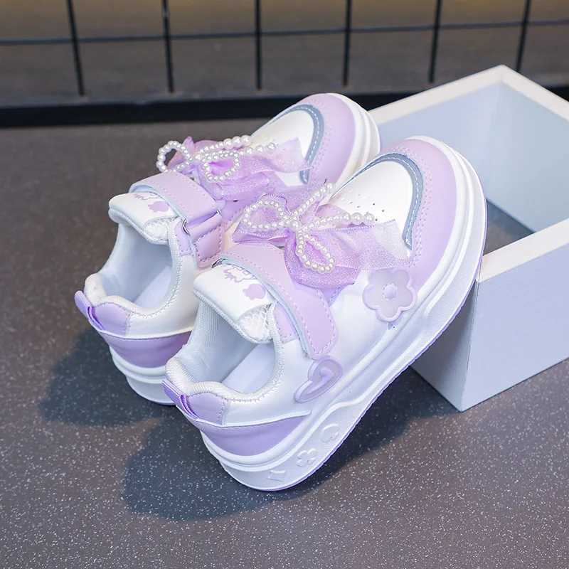 Girls Athletic Shoes Lightweight Princess Casual Sneakers Non Slip Soft Sole Toddler Kids School Tennis Fashion Shoes for GirlsT251017