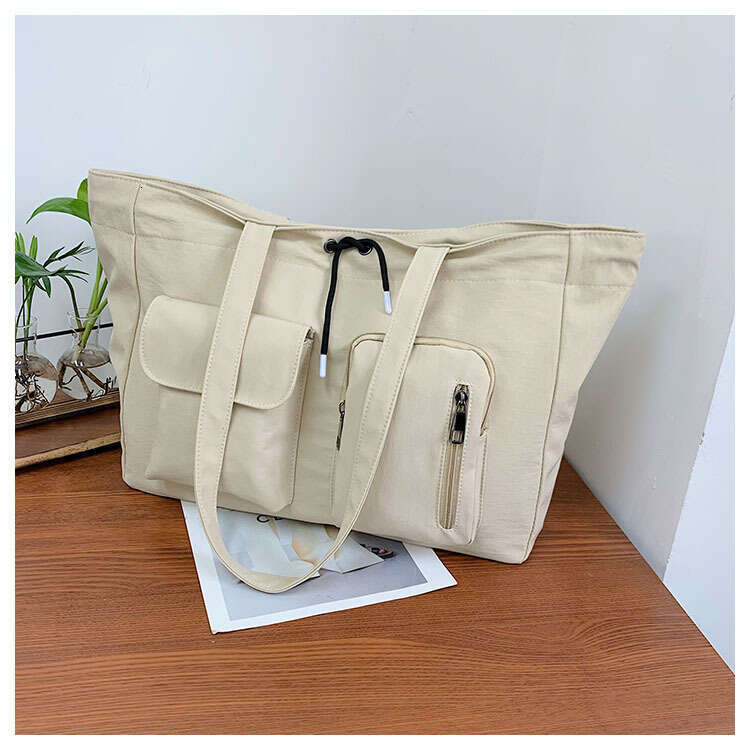 2024 New Single Shoulder Crossbody Large Capacity Tote Trendy Fashionable Commuter Simple Casual Shopping Bag for Women