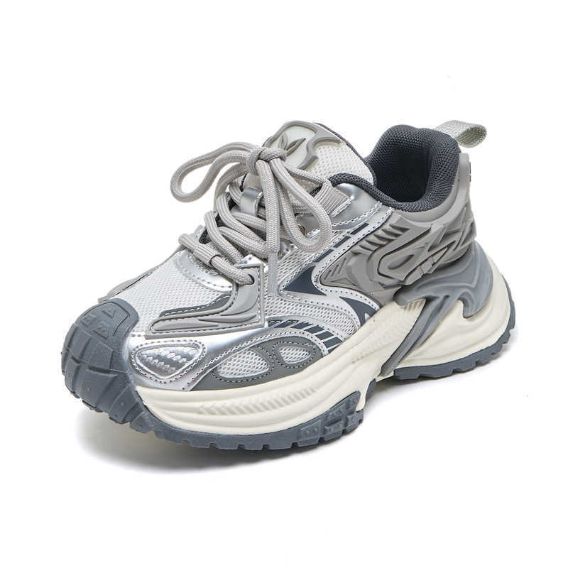 Childrens Rattlesnake silver Boys Dad Shoes Black Irregular Pupil Cat Eye Girls Outdoor Sports Shoes Soft Sole Trendy W251017