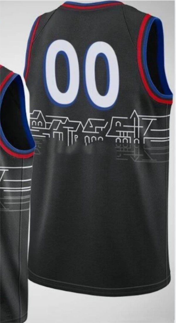 76erss Basketball Jerseys Tyrese Maxey VJ Edgecombe Allen Iverson Paull George Joell Embiid Jersey Kelly Oubre Jr Jared McCain Andre Drummond Retro Ci